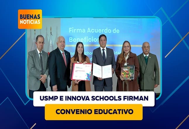 USMP E INNOVA SCHOOLS FIRMAN CONVENIO EDUCATIVO